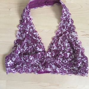 Free People Lace Galoon Bralette, M NWT